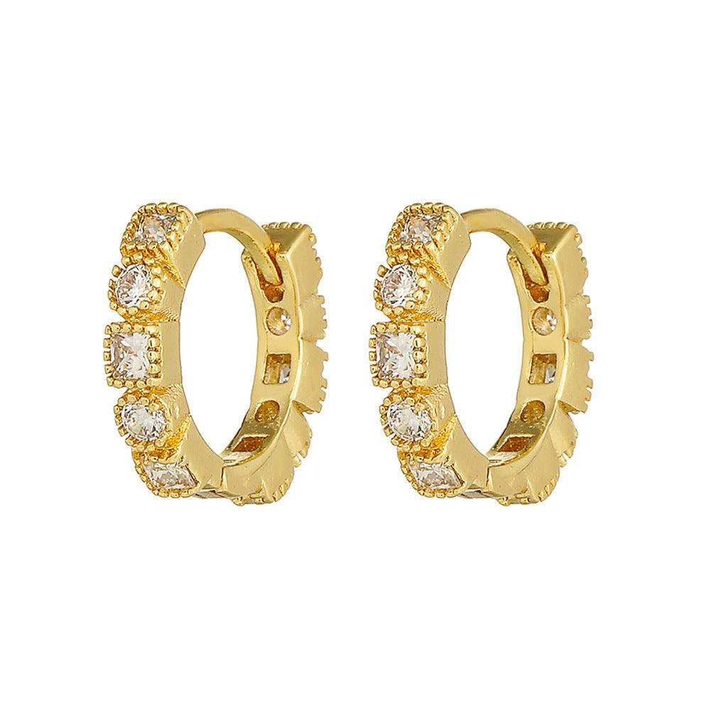 Elevate Your Style with Fashion 18K Gold Plated Geometric Earrings - Your-Look