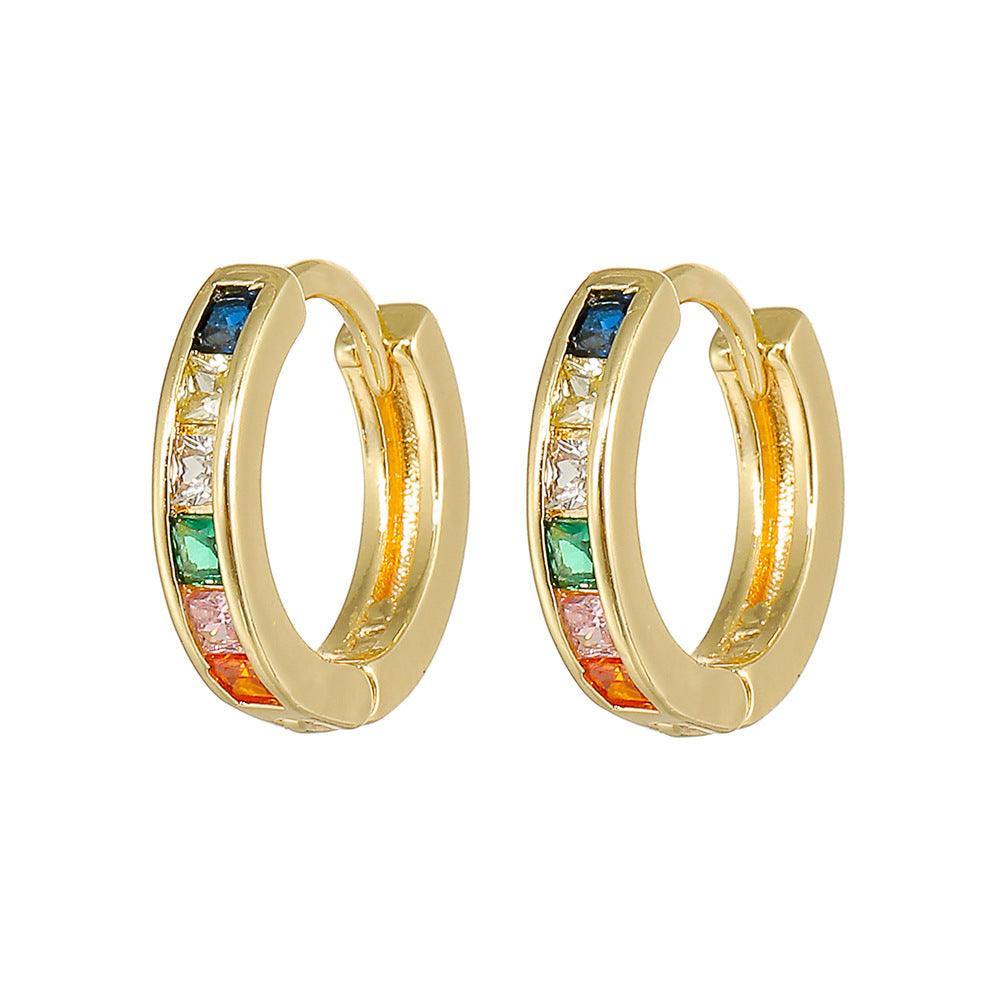 Elevate Your Style with Fashion 18K Gold Plated Geometric Earrings