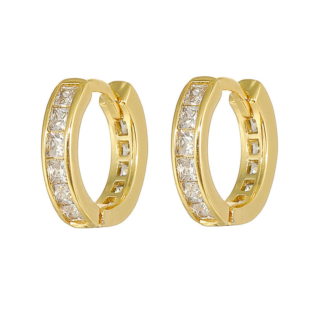 Elevate Your Style with Fashion 18K Gold Plated Geometric Earrings