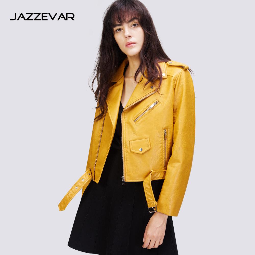 Elevate Your Style with Our Classic PU Leather Jacket - Your-Look