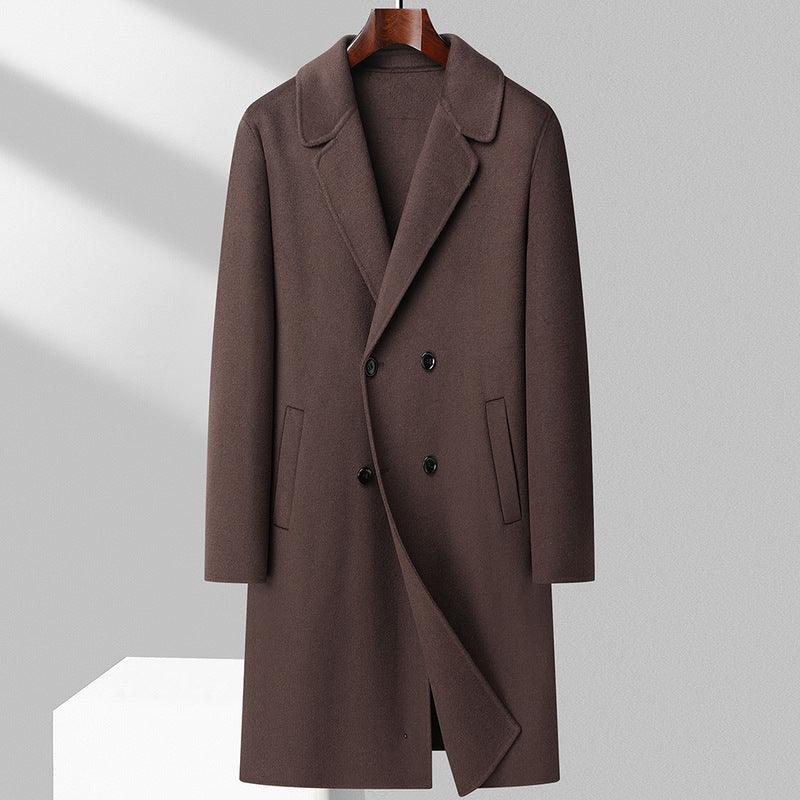 Winter Double-sided Woolen Coat Men&