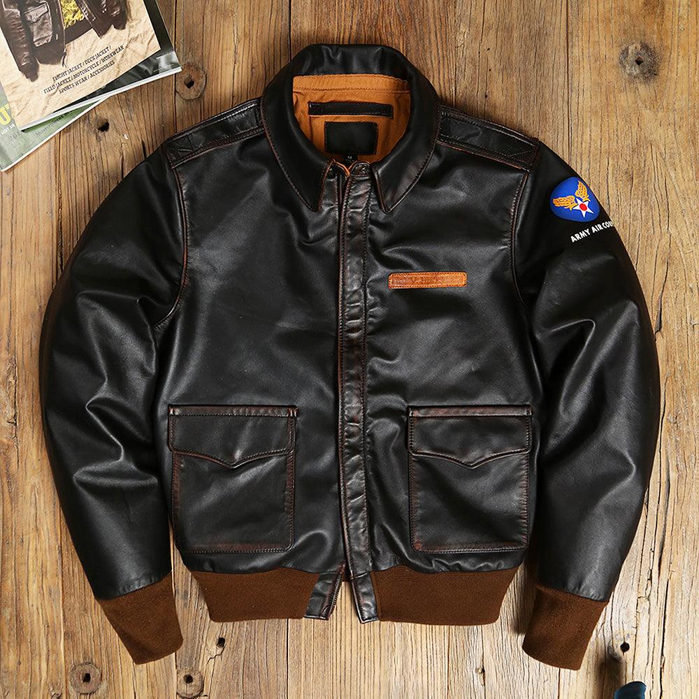 Embrace Classic American Style with Our Casual Biker Genuine Leather Jacket - Your-Look