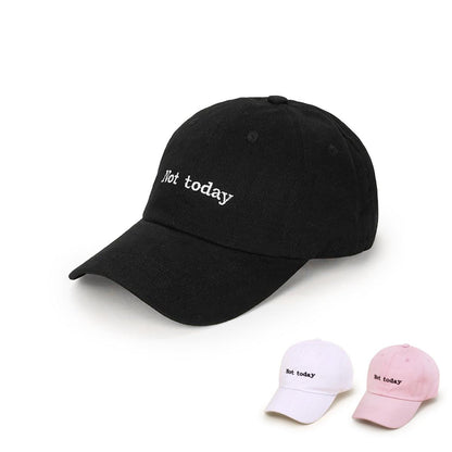 Embroidered Letter Cotton Baseball Cap - Fashion - Your-Look