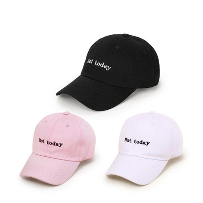 Embroidered Letter Cotton Baseball Cap - Fashion - Your-Look