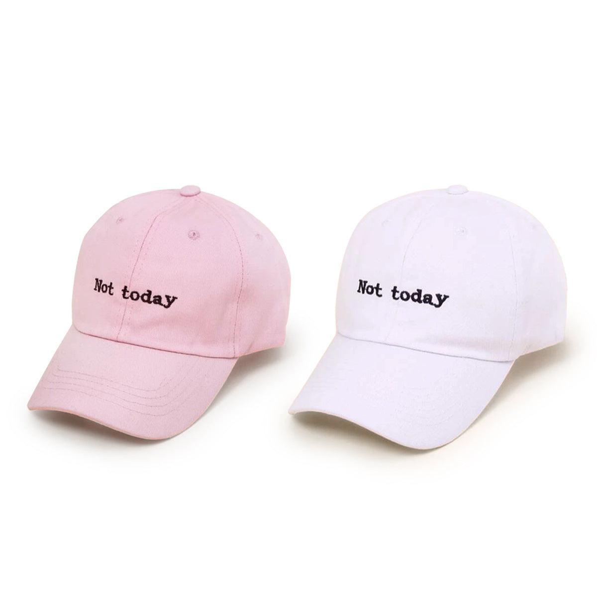 Embroidered Letter Cotton Baseball Cap - Fashion - Your-Look