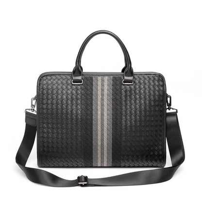 Executive Companion - Stitched Woven Business Casual Briefcase - Your-Look