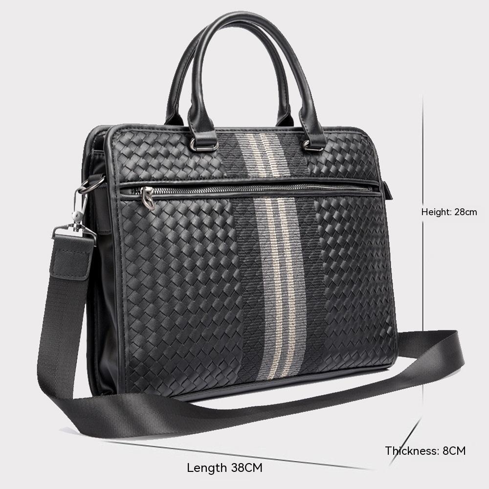 Executive Companion - Stitched Woven Business Casual Briefcase - Your-Look