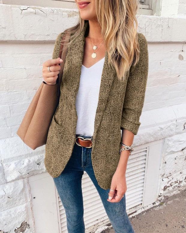 Effortless Style: Fashion Casual Ladies Blazer - Your-Look