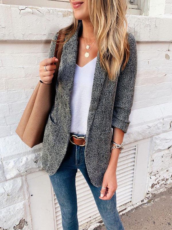 Effortless Style: Fashion Casual Ladies Blazer - Your-Look