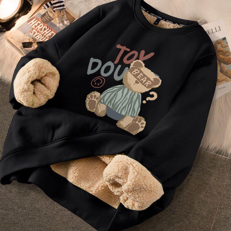 Fashion Thickened Printed Sweater for Women