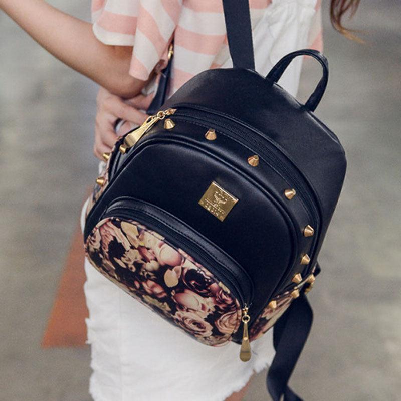 Blooming Beauty: Floral Print Backpack for Fashionable Adventures - Your-Look