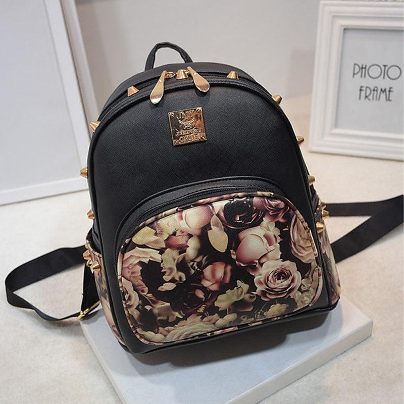 Blooming Beauty: Floral Print Backpack for Fashionable Adventures - Your-Look