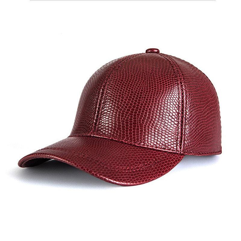 Genuine Leather Baseball Cap Men And Women Fashion Autumn And Winter - Fashion - Your-Look