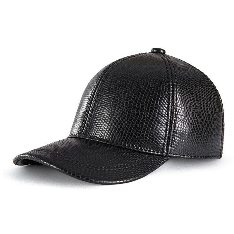 Genuine Leather Baseball Cap Men And Women Fashion Autumn And Winter - Fashion - Your-Look