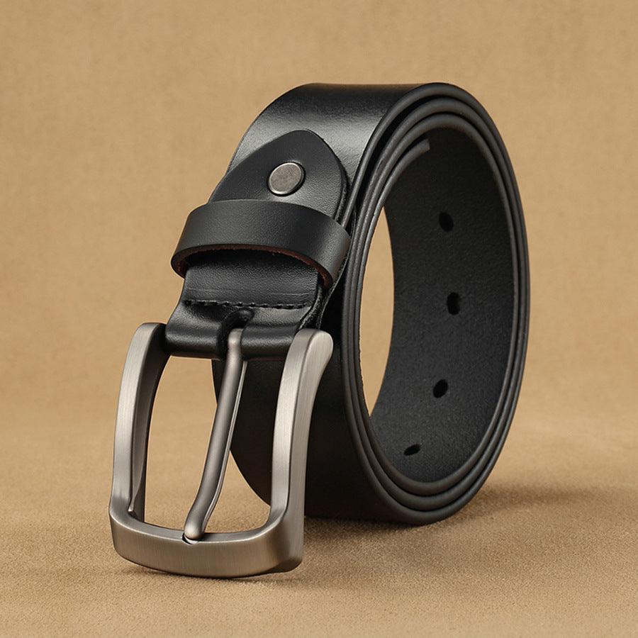 Timeless Class - Pure Leather Pin Buckle Belt - Your-Look