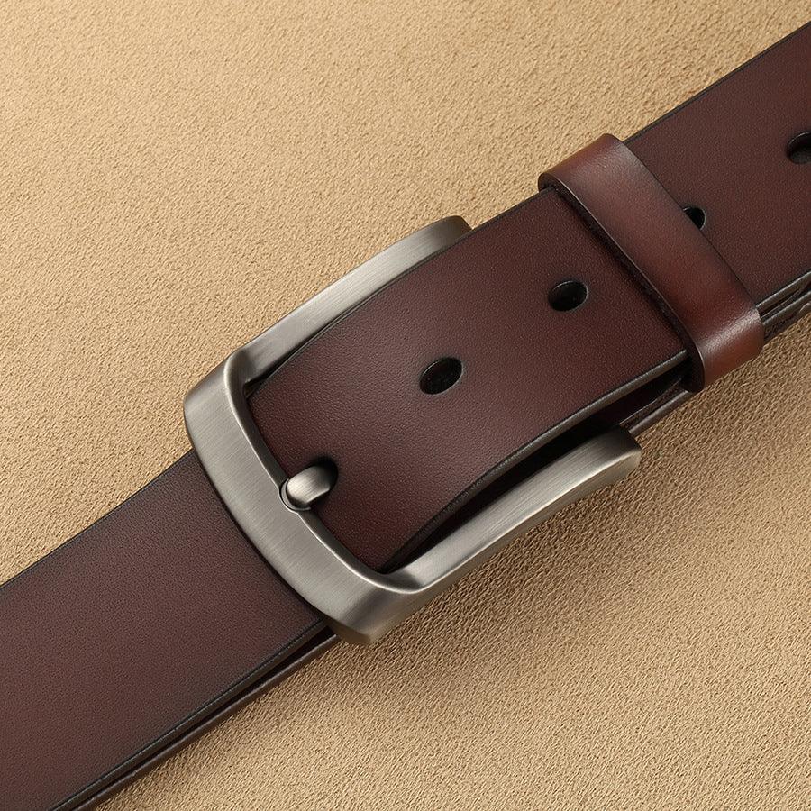 Timeless Class - Pure Leather Pin Buckle Belt - Your-Look