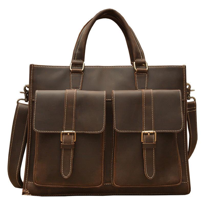 Handcrafted Heritage: Vintage Leather Men&