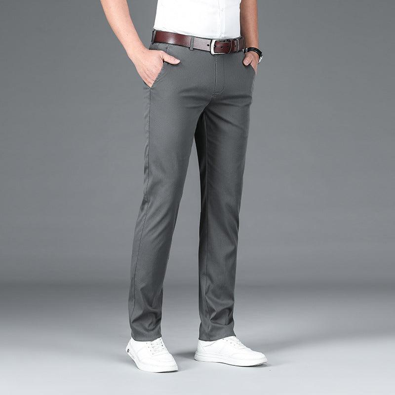 Ice Silk Trousers Casual Men&