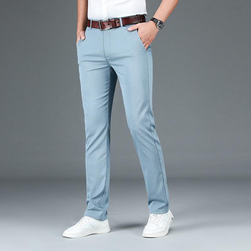 Ice Silk Trousers Casual Men&