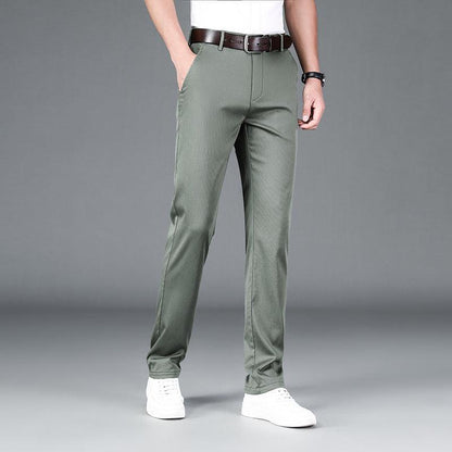 Ice Silk Trousers Casual Men&