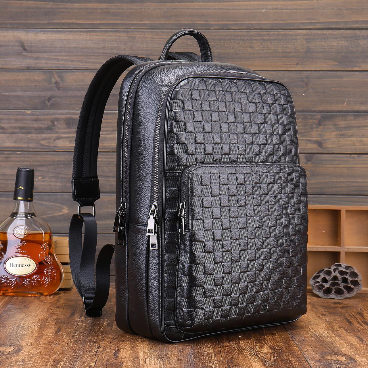 Elevate Your Style: Large Capacity Genuine Leather Fashion High-grade Men&