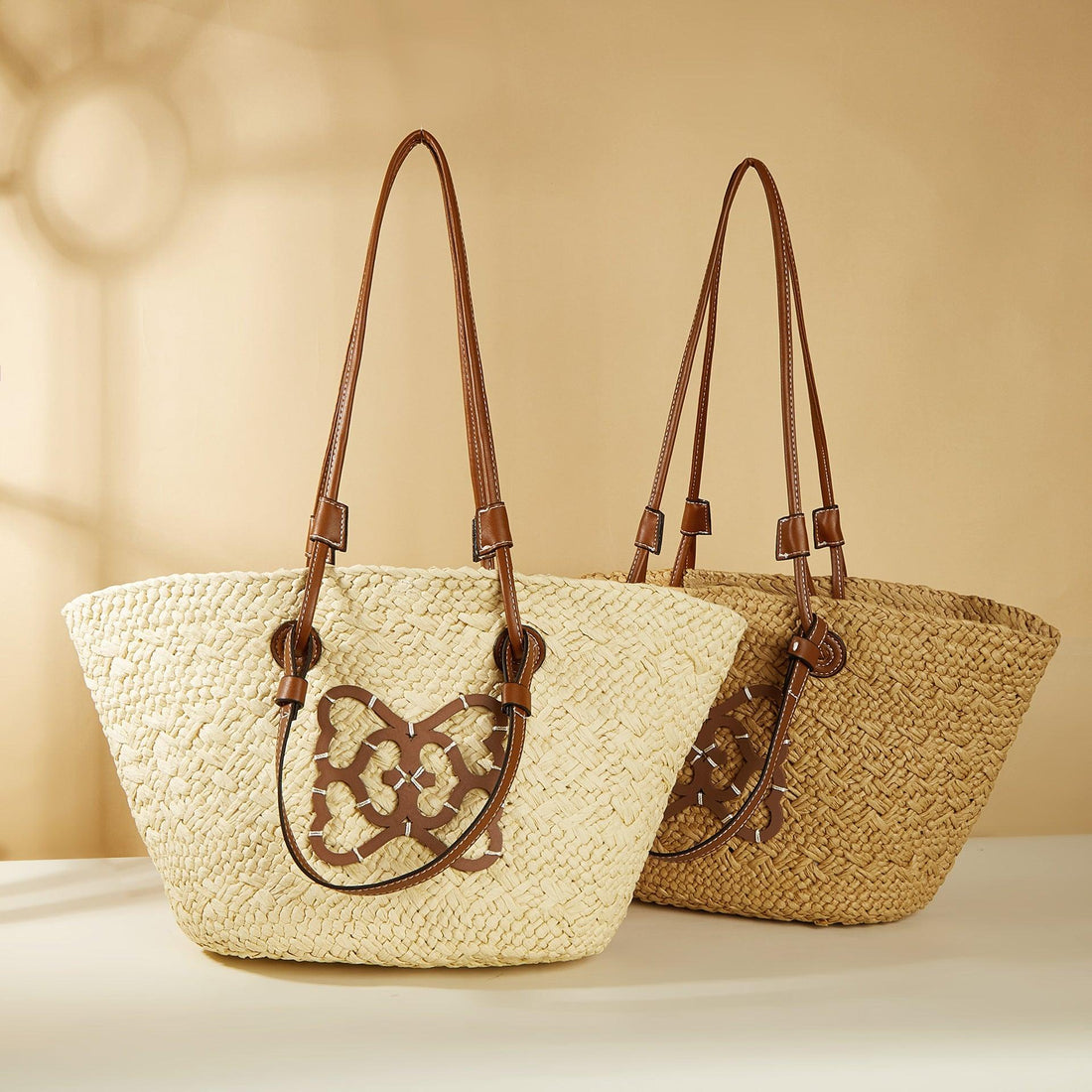 Stylishly Spacious: Large Capacity Mummy Woven Straw Bag - Your-Look