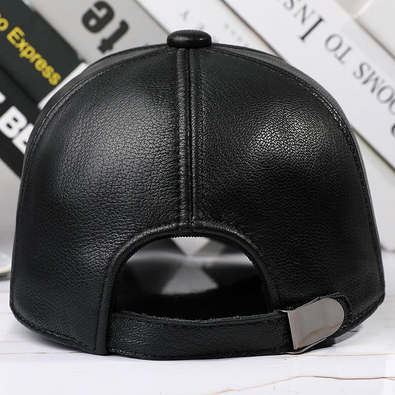 Leather Hat Autumn And Winter Men&