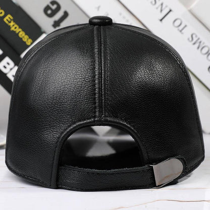 Leather Hat Autumn And Winter Men&