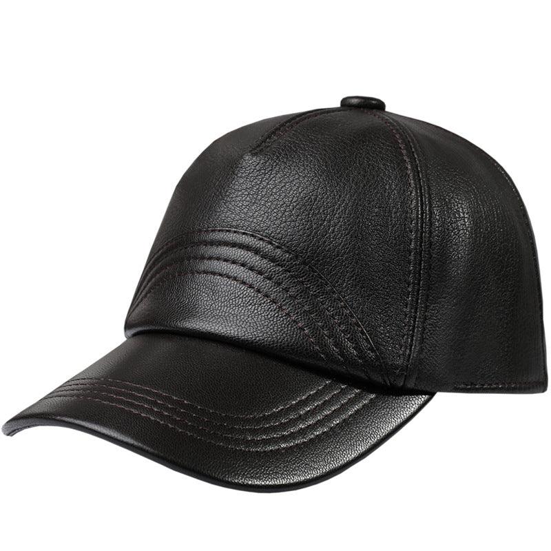 Leather Hat Autumn And Winter Men&