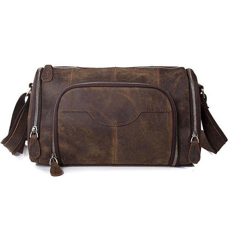 Leather Large Capacity Crossbody Bag