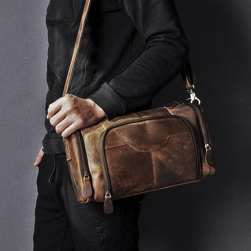 Leather Large Capacity Crossbody Bag