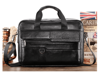 Classic Elegance Meets Modern Functionality: Leather Men&