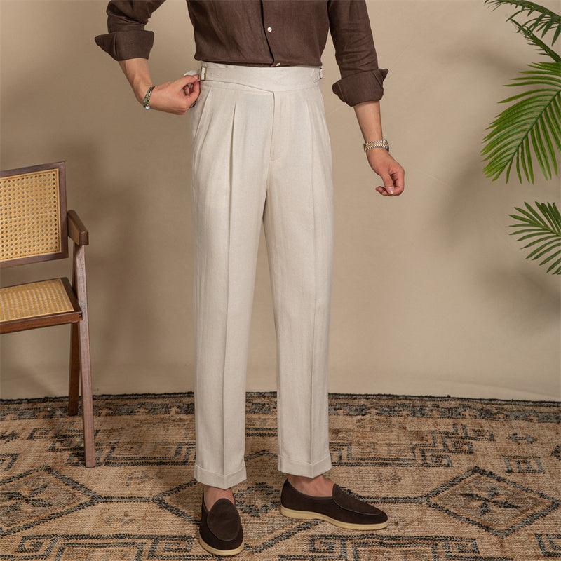 Light Drape Breathable Silhouette Casual Western Pants High Waist - Fashion - Your-Look