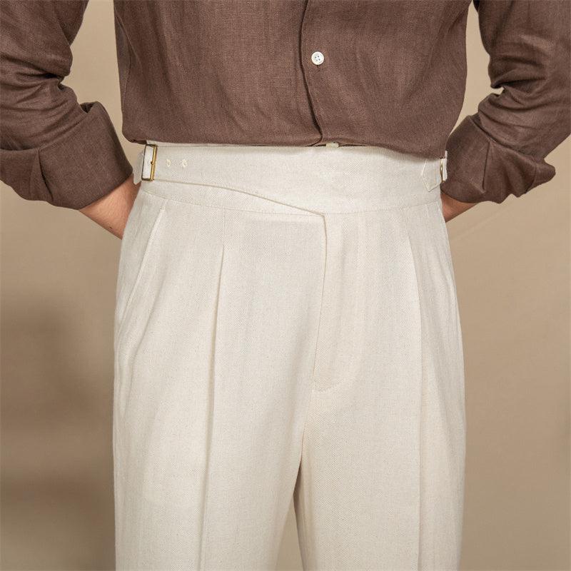 Light Drape Breathable Silhouette Casual Western Pants High Waist - Fashion - Your-Look