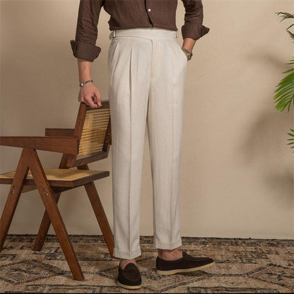 Light Drape Breathable Silhouette Casual Western Pants High Waist - Fashion - Your-Look