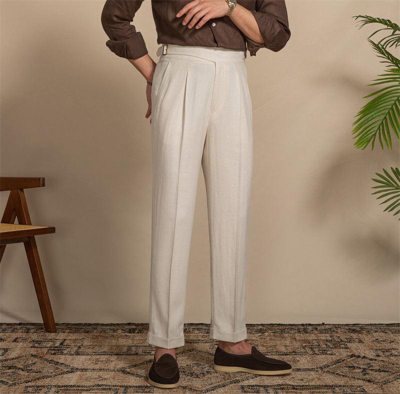 Light Drape Breathable Silhouette Casual Western Pants High Waist - Fashion - Your-Look