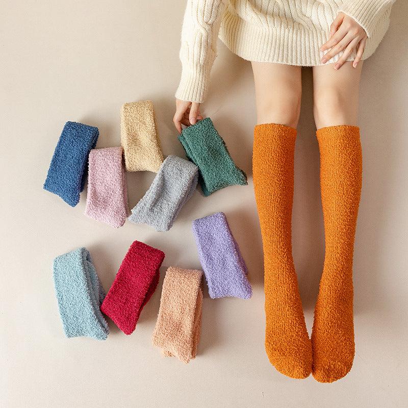Lint-free Coral Fleece Socks Warm - Your-Look