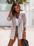 Timeless Sophistication: Long-Sleeve Double-Breasted Blazer - Your-Look