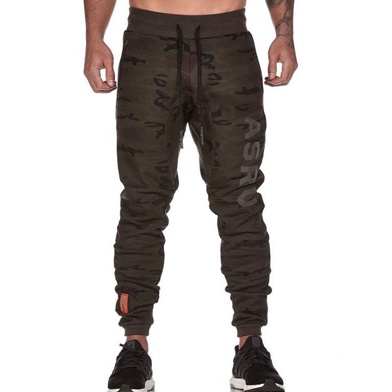 Loose Large Size Reflective Printing Straight Leg Trousers With Small Feet For Men - Fashion - Your-Look