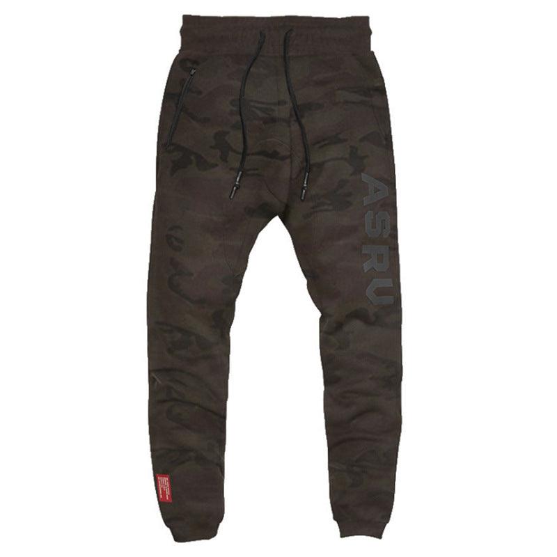 Loose Large Size Reflective Printing Straight Leg Trousers With Small Feet For Men - Fashion - Your-Look