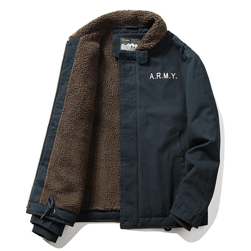 Luxurious Lambswool Velvet Coat