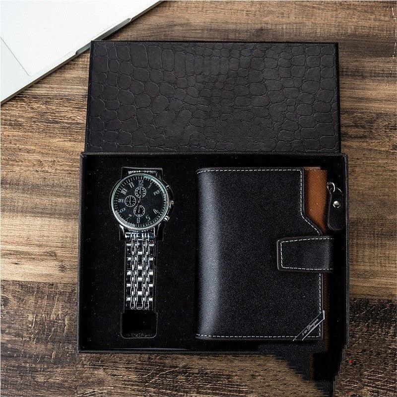 &quot;Executive Elegance&quot; Luxury Business Watch, Leather Bag &amp; Wallet Gift Set for Men - Elevate Your Style with Sophistication - Your-Look