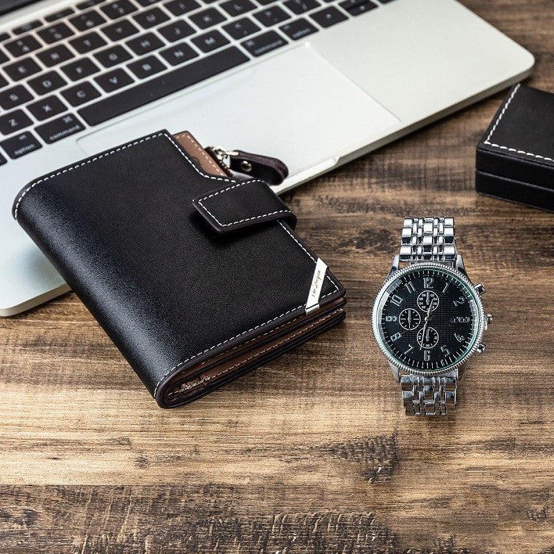 &quot;Executive Elegance&quot; Luxury Business Watch, Leather Bag &amp; Wallet Gift Set for Men - Elevate Your Style with Sophistication - Your-Look