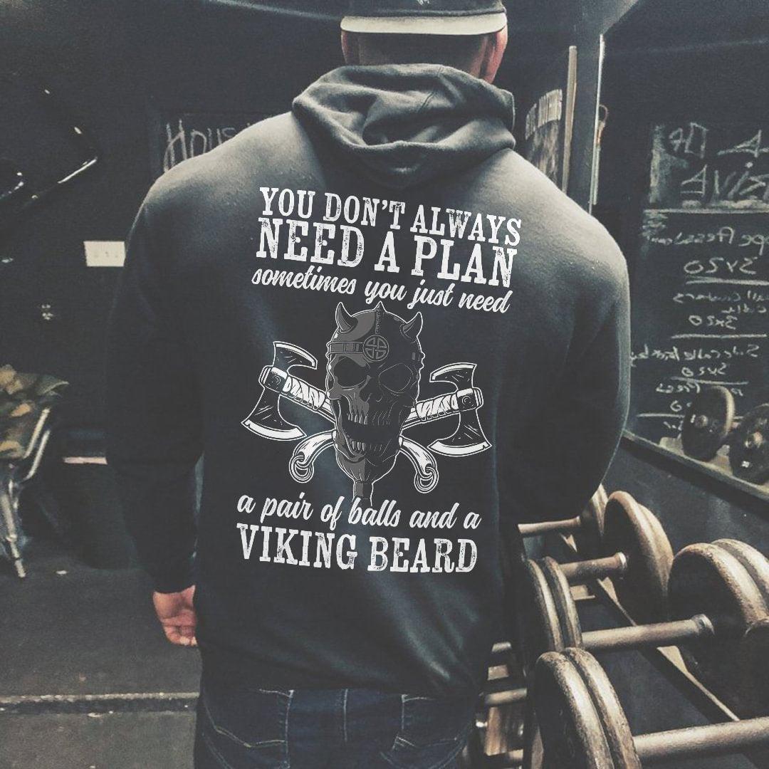 Three-dimensional Patch Pocket Printed Sweatshirt Men&