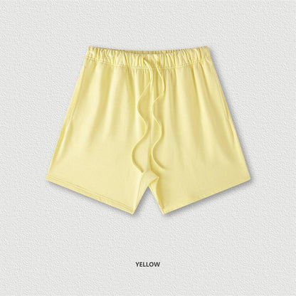 Mens Fashion Loose Solid Color Shorts