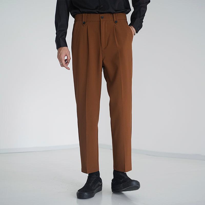 Mens Loose-fitting Casual Straight Nine-quarter Pants - Fashion - Your-Look