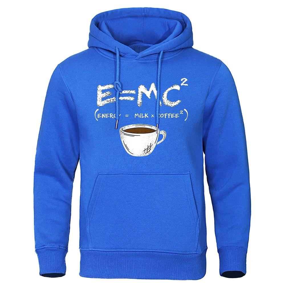 Milk Coffee Printing Fun Hoodie Men&