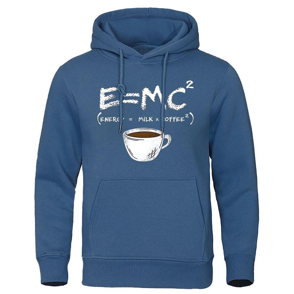 Milk Coffee Printing Fun Hoodie Men&