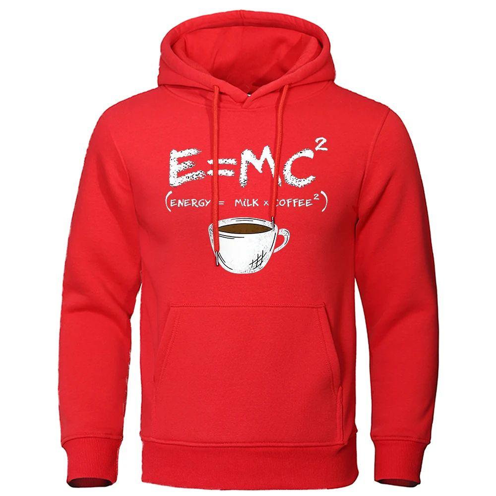 Milk Coffee Printing Fun Hoodie Men&