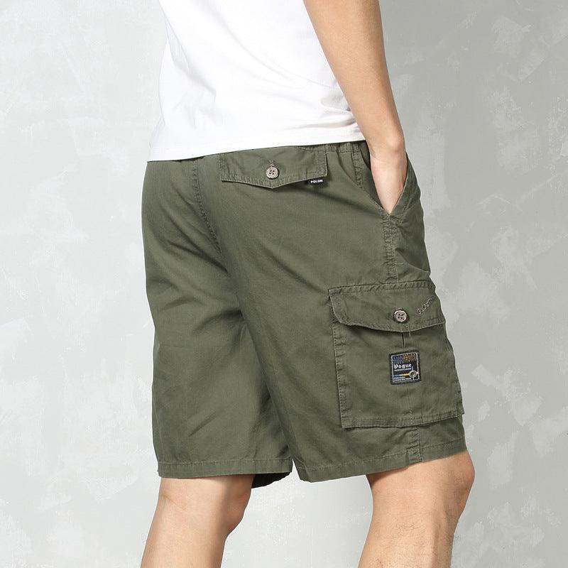 Multi Pocket Capris washed shorts - Fashion - Your-Look